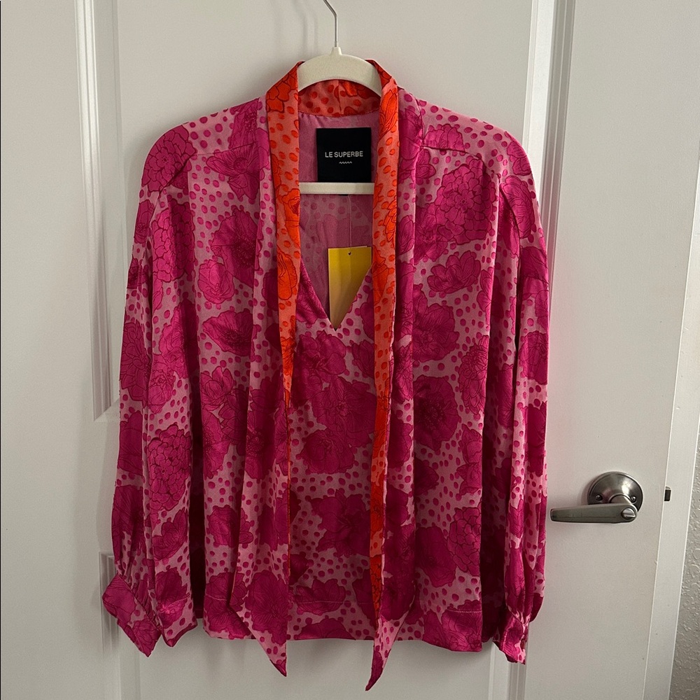 Le Superbe tie blouse - Picture 3 of 8